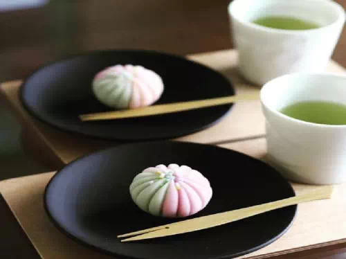 Japanese Wagashi Sweets Making with Matcha Green Tea in Tokyo