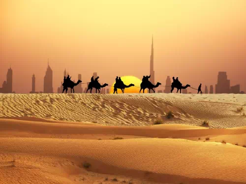 Overnight Desert Camping Adventure with Camel Ride Experience from Dubai