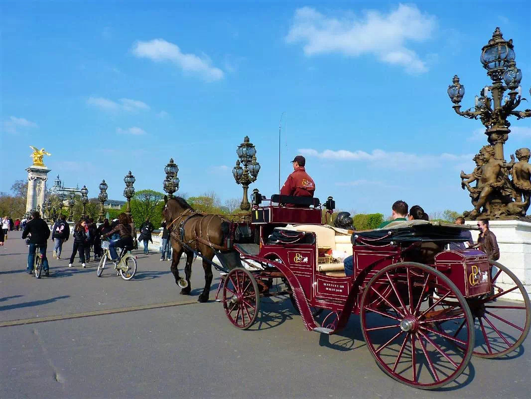 Horse Drawn Carriage Ride in Paris