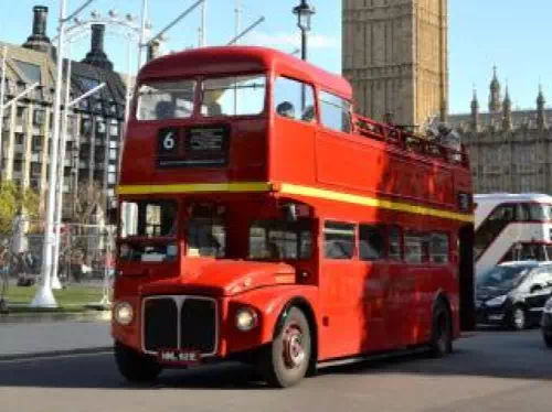 London Vintage Double Decker Bus Tour with Thames River Cruise