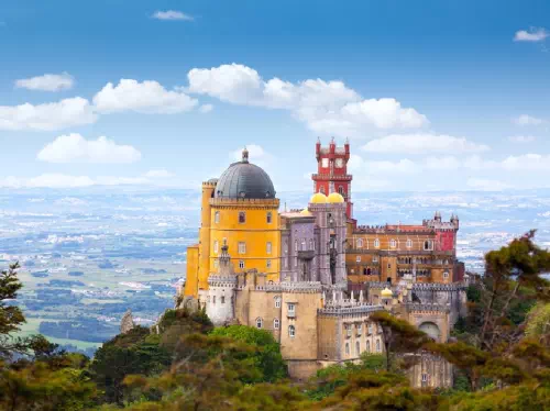 Sintra and Cascais Day Trip from Lisbon with Pena Park and Palace Tickets