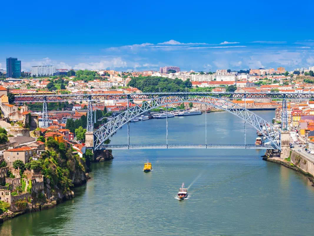 Porto Open Top Bus Tour with 6 Bridge Cruise and Calem Port Wine Cellars Visit