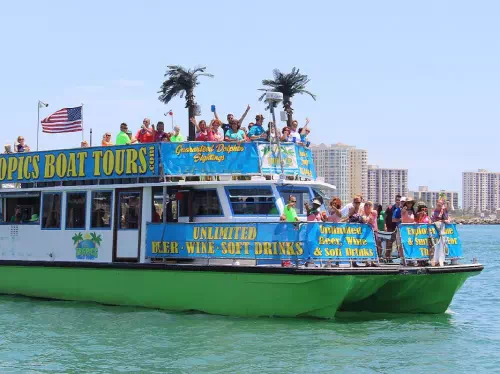 Clearwater Beach Dolphin Watching Cruise & Self-Guided Sightseeing Tour