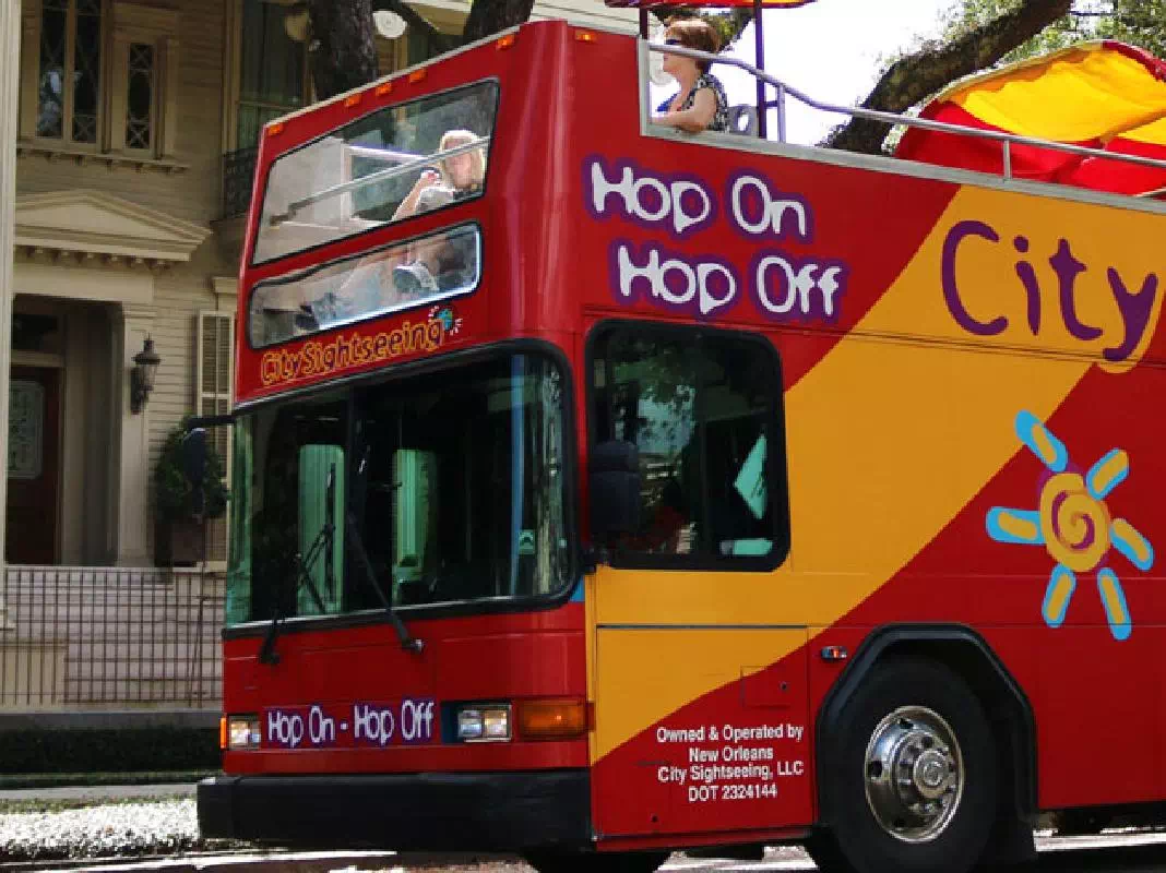 Hop-On Hop-Off Double Decker Bus New Orleans City Tour