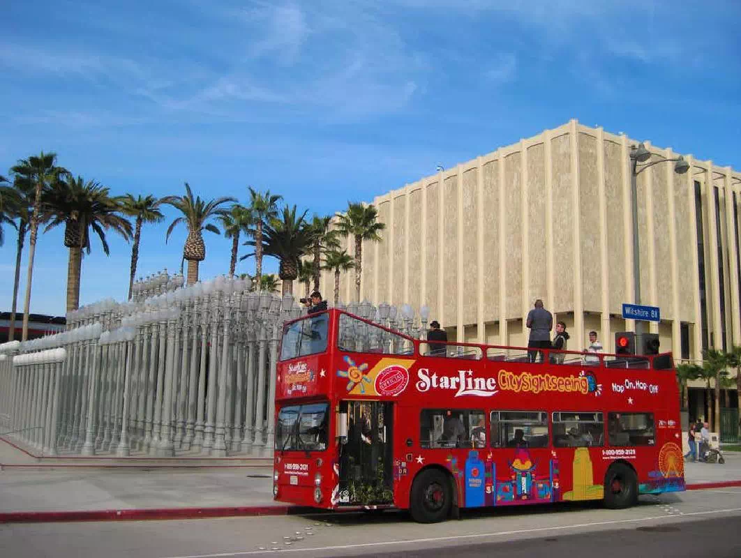 Hollywood Hop On Hop Off Double Decker Bus Tour from Anaheim