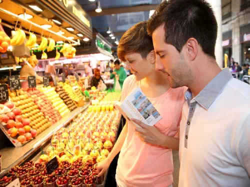 Barcelona La Boqueria Market and Tapas Tour with Optional Human Tower Experience
