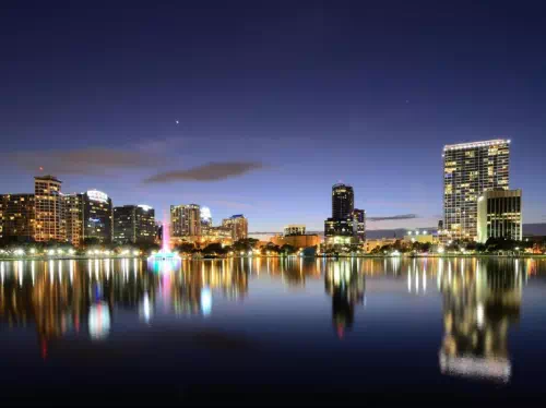 Orlando Guided City Tour with Winter Park Cruise, Lake Eola and Disney Springs