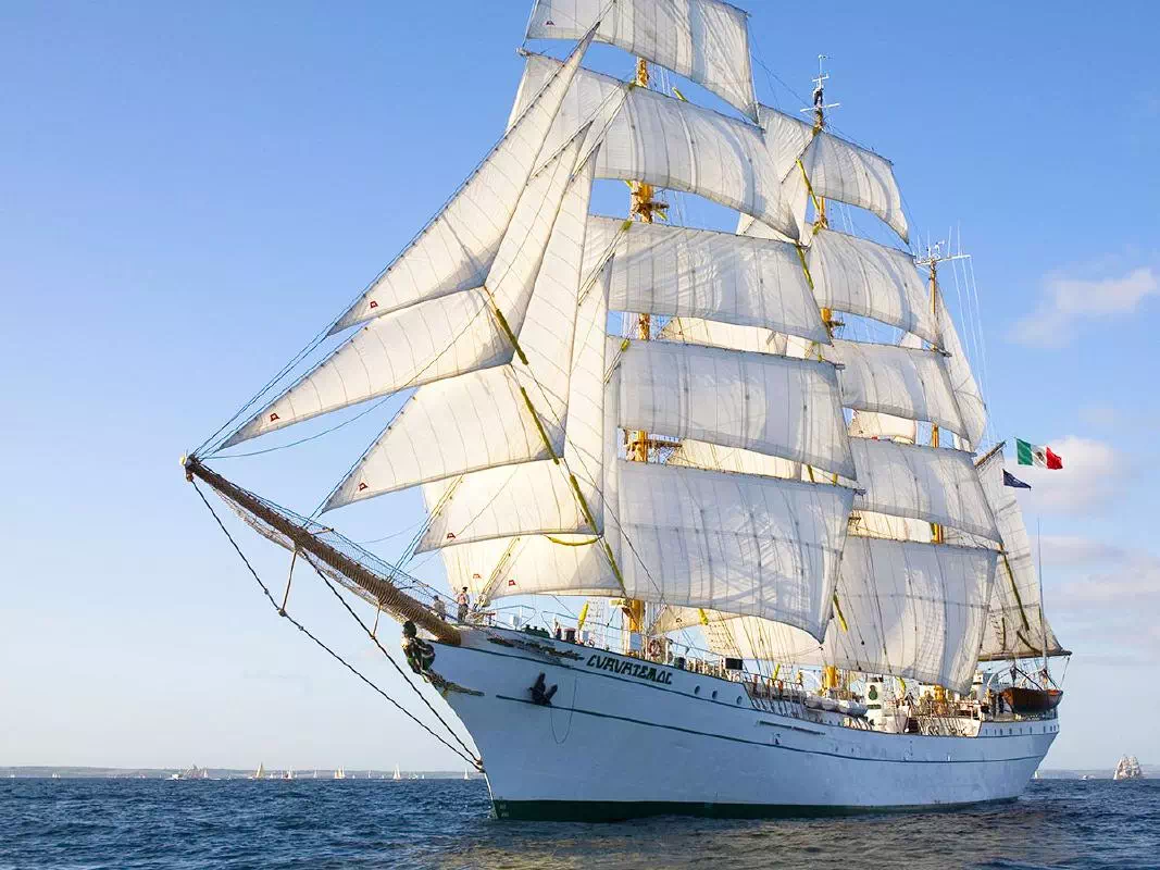 Anchored Tall Ship Viewing & Lunch Cruise