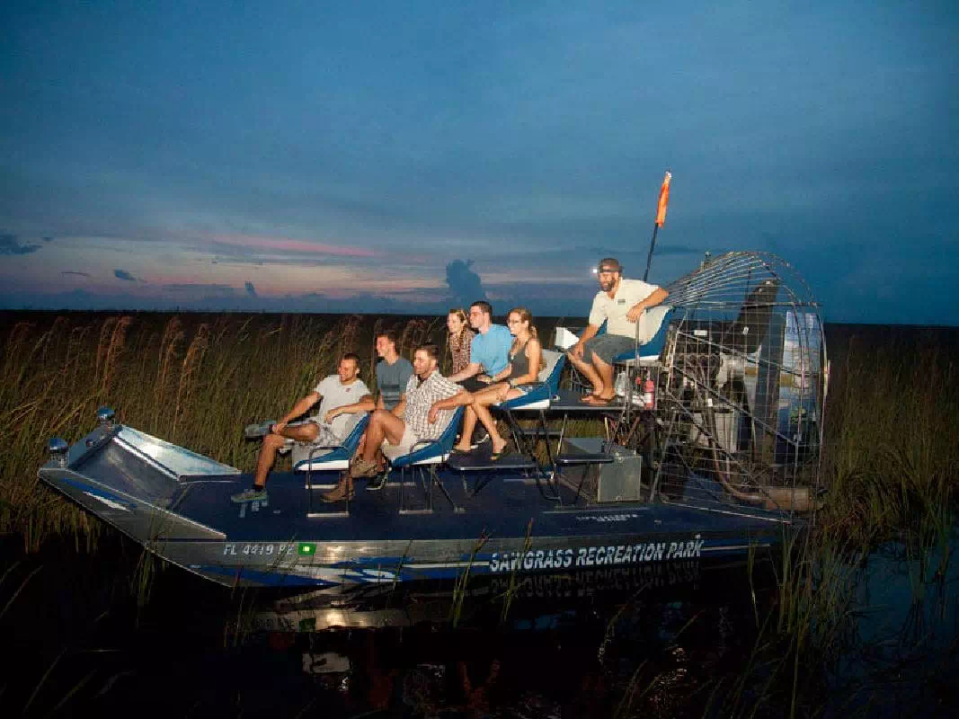 Everglades Evening Airboat Adventure & Sawgrass Recreation Park Tour