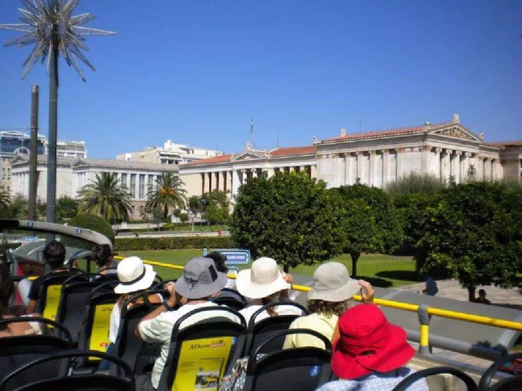 Athens and Piraeus Open Top Hop-on Hop-off Bus Tour (24 Hours + 1 Day Free)