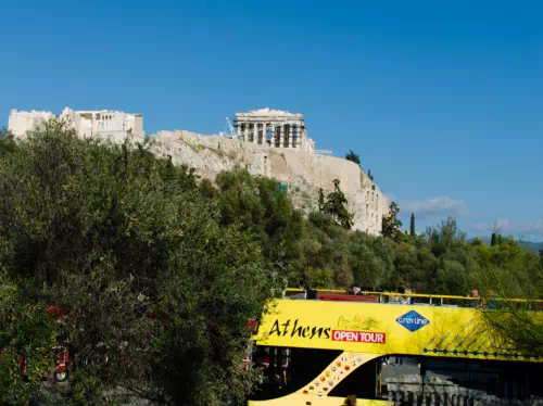Athens and Piraeus Open Top Hop-on Hop-off Bus Tour