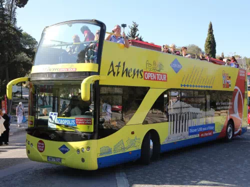 Athens and Piraeus Open Top Hop-on Hop-off Bus Tour