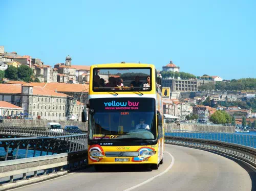 Porto Open Top Bus Tour with STCP Tram and Guindais Funicular Ticket