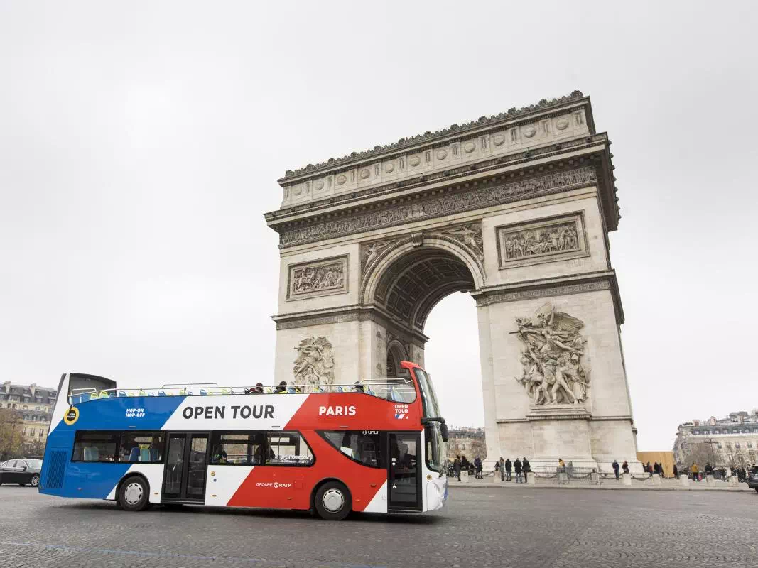 Paris Open Tour Hop On Hop Off Double-Decker Bus Tour