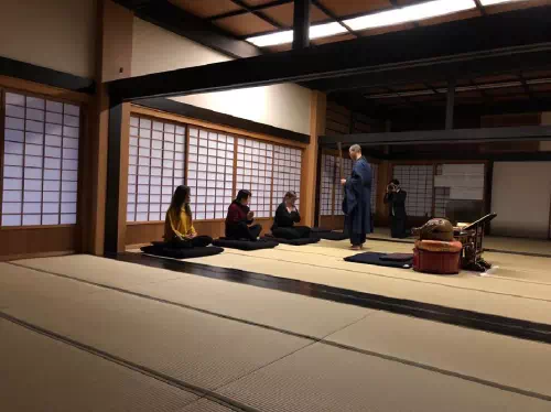 Zazen Buddhist Meditation Experience at Myorakuji Temple in Hakata