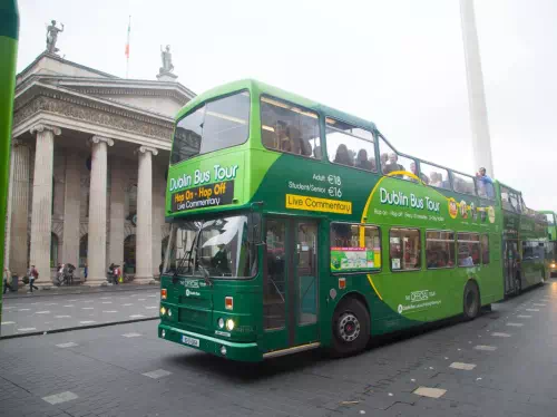 Dublin Hop On Hop Off Bus Tour with Little Museum Ticket and History Walk
