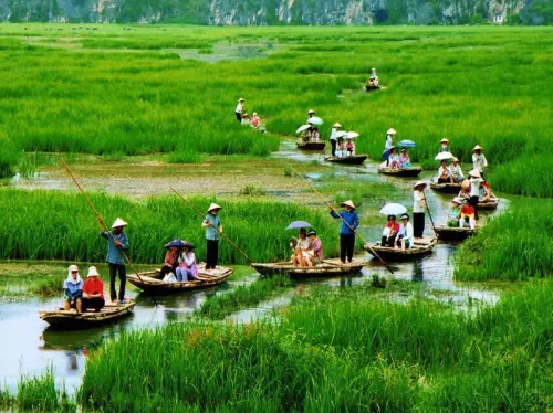 Ninh Binh Full Day Private Tour with Boat Ride in Tam Coc from Hanoi