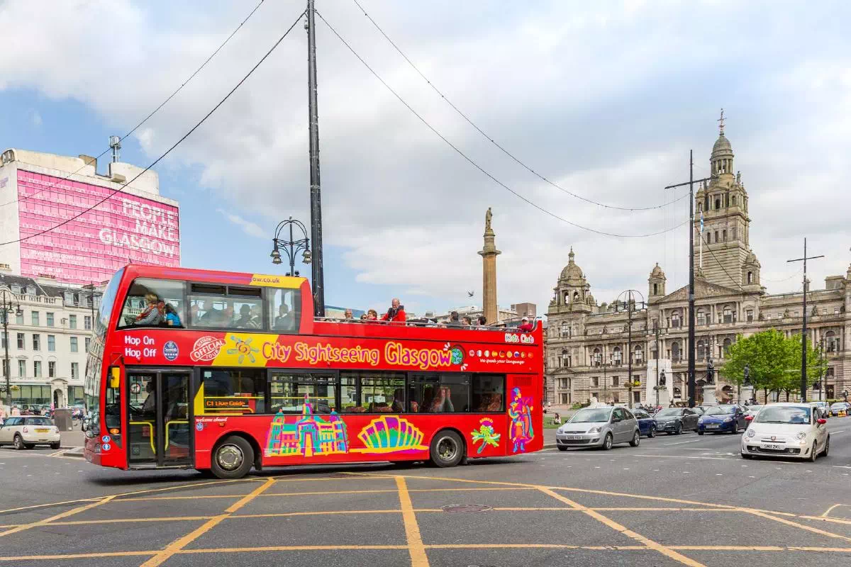 Glasgow Hop On Hop Off City Sightseeing Bus Tour