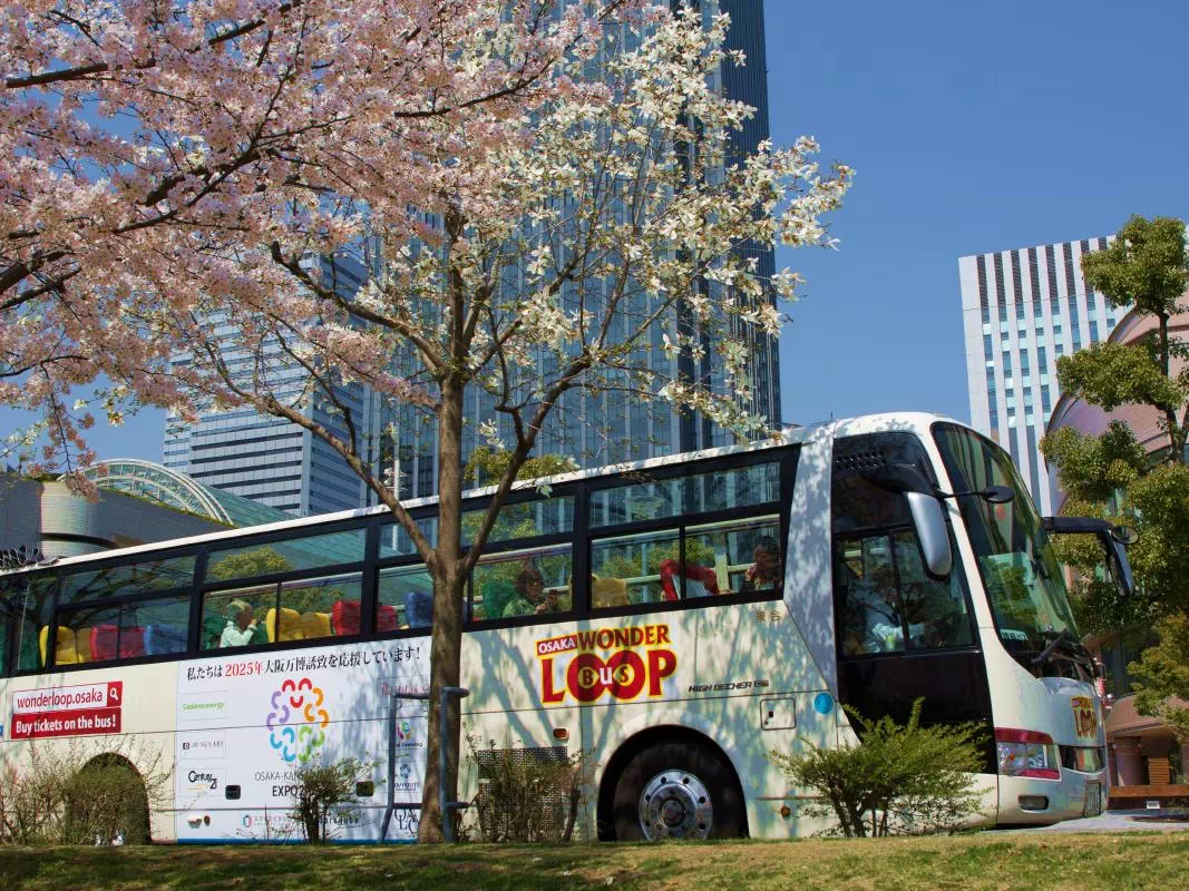 Osaka Hop-On Hop-Off Sightseeing Bus, City Subway Pass & Cruise Ticket