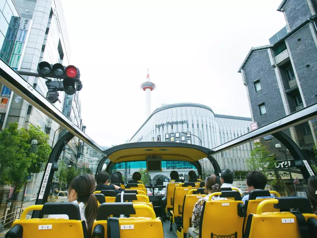 Kyoto Hop-On Hop-Off Open Top Double Decker Bus (24-Hour or 48-Hour Ticket)