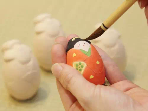 Hakata Ceramic Doll Painting Experience with Take Home Souvenir in Fukuoka