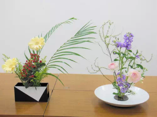 Ikebana Flower Arrangement Lesson in Hiroshima City
