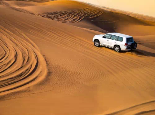 Private Dubai Desert Safari with Camel Ride and Barbecue Dinner