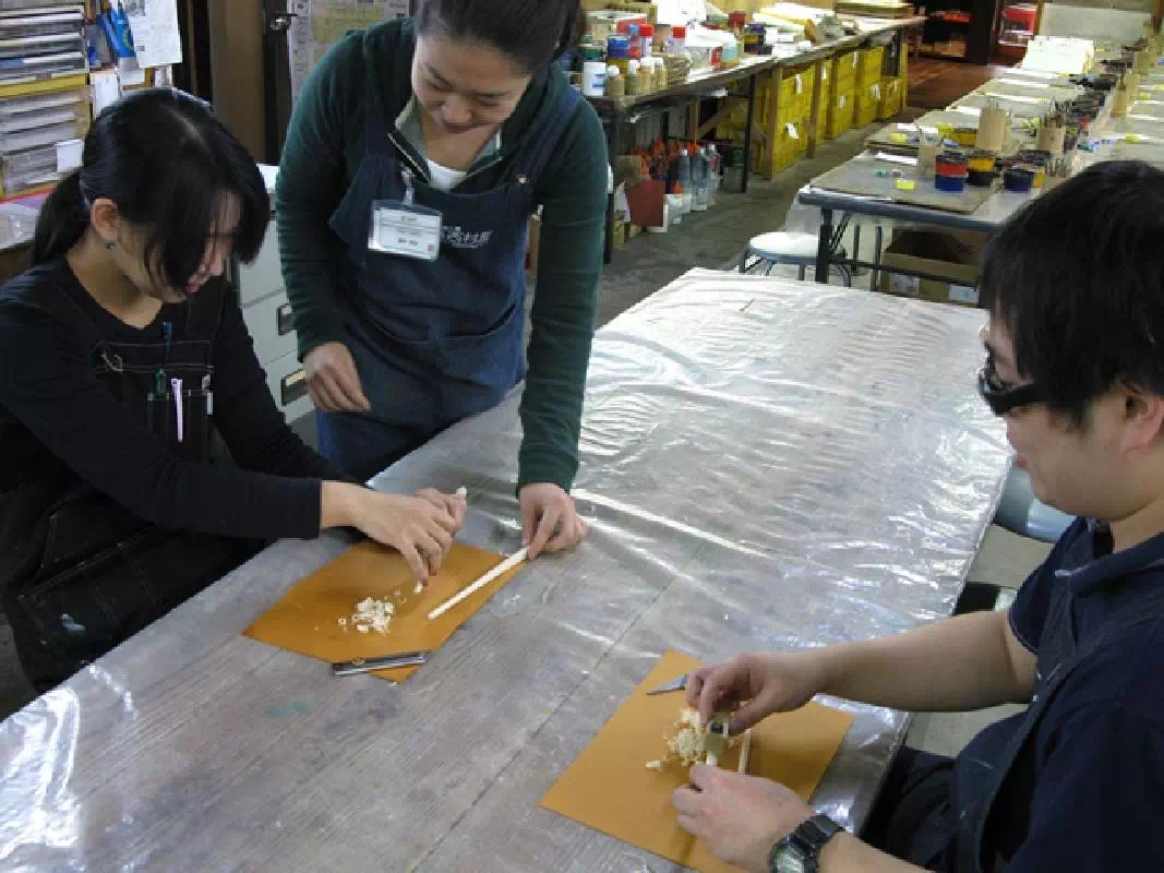 Half Day Chopstick Making and Kyoyuzen Dyed Chopstick Case in Kyoto