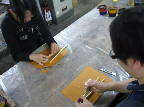 Half Day Chopstick Making and Kyoyuzen Dyed Chopstick Case in Kyoto