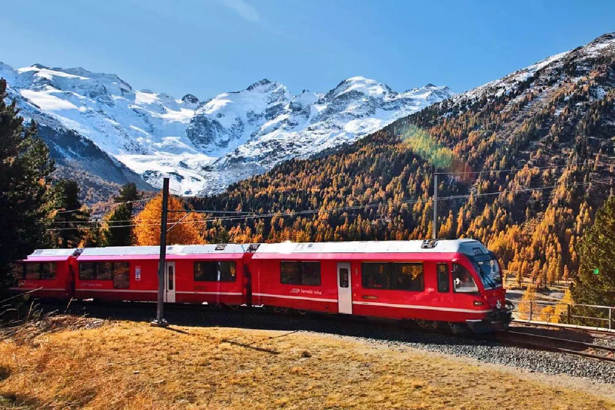 Swiss Alps Bernina Express from Milan with St. Moritz Visit and Hotel Pick-Up - Get Local Tour
