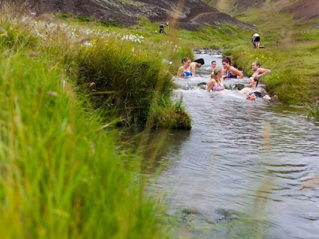 Iceland Smoky Valley Hiking Tour from Reykjavik with Hot Springs Bathing