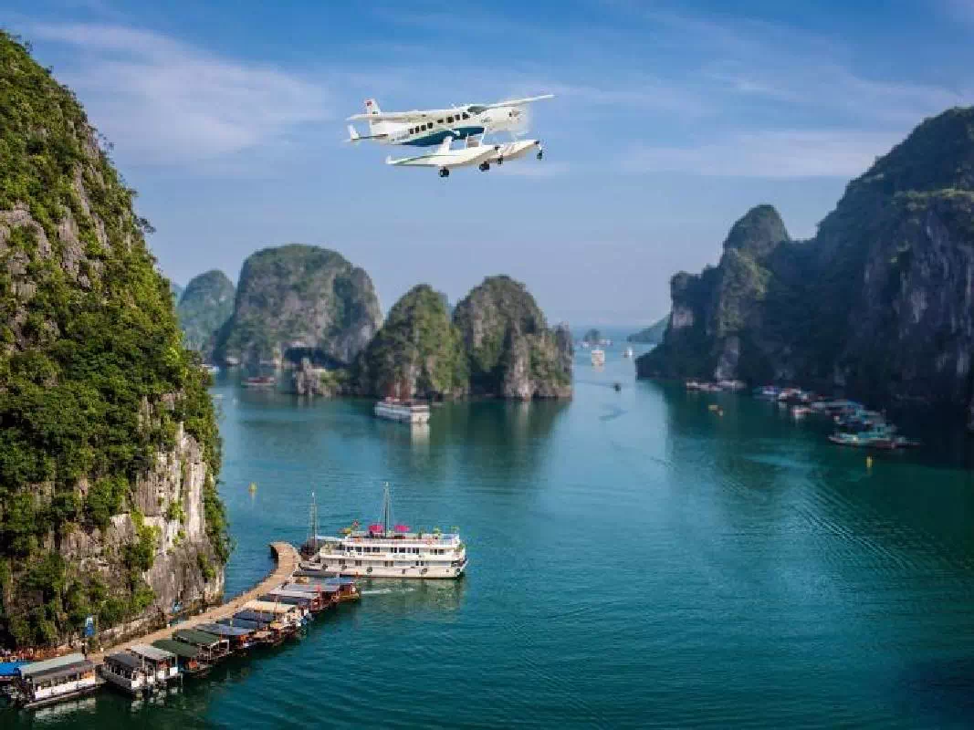 Ha Long Bay Luxury Cruise Package with Seaplane Flight from Hanoi