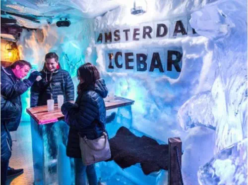 Icebar Amsterdam Ticket with Drinks & Optional Canal Ride or Hop on Hop Off Tour