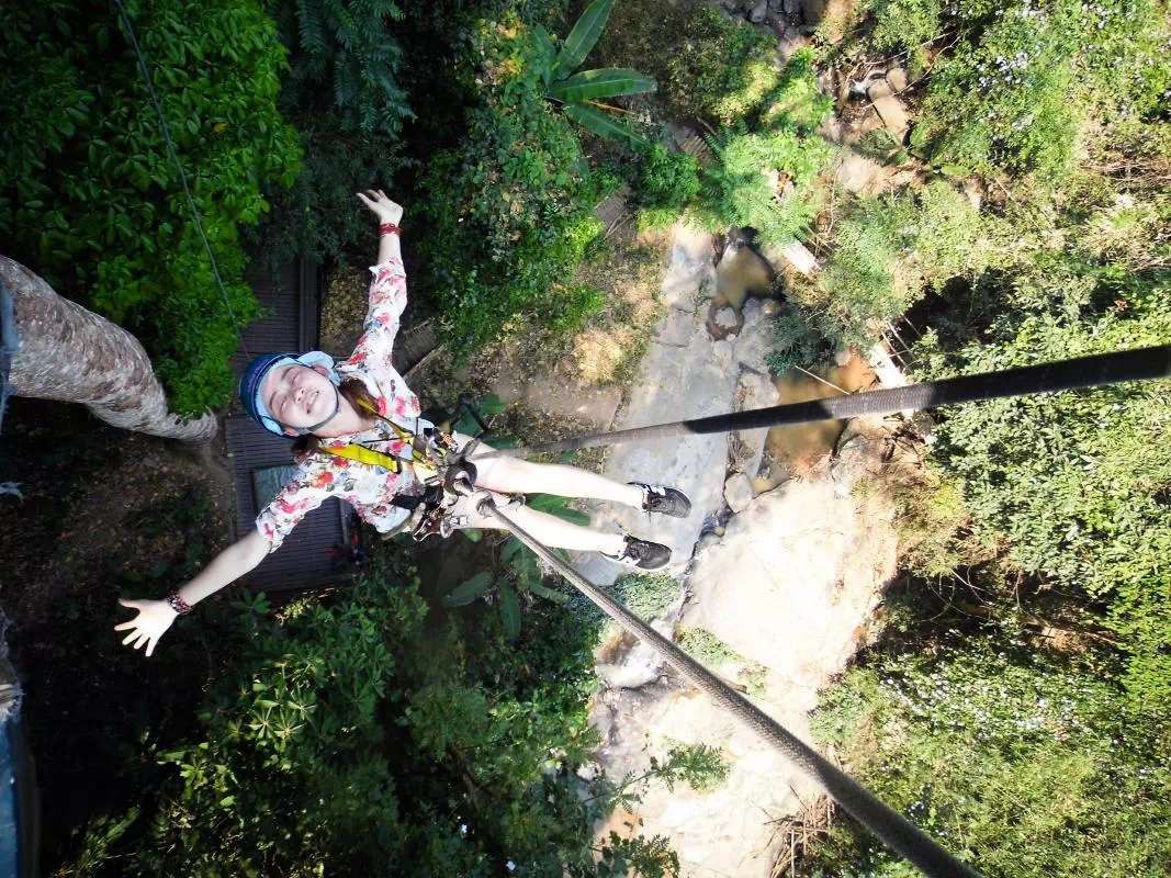 Chiang Mai Zip Line Ride with Fah Lanna Massage Package