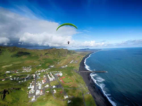 Iceland South Coast, Waterfalls and Paragliding Tour from Reykjavik 