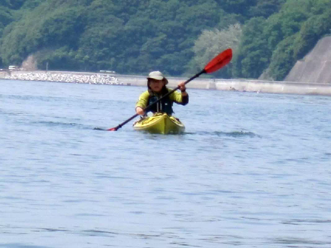 Sea Kayak Session at Sea of Setonaikai from Hiroshima