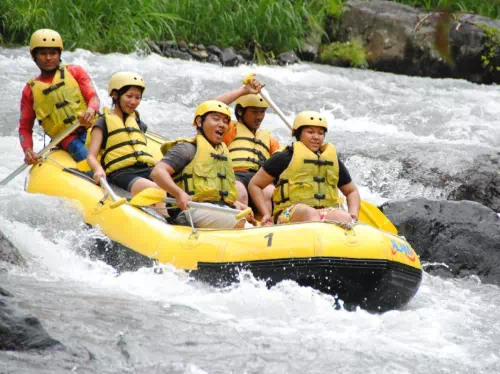 Phuket White Water Rafting and Zip Line Adventure with Monkey Cave Visit