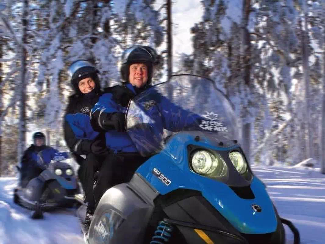 Lapland 2-Day Snowmobile Safari with Santa Claus Village Visit