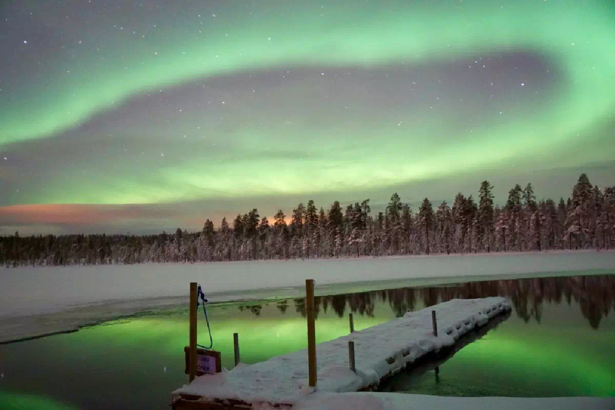 Northern Lights Cruise from Rovaniemi on a Catamaran with Hot Drink
