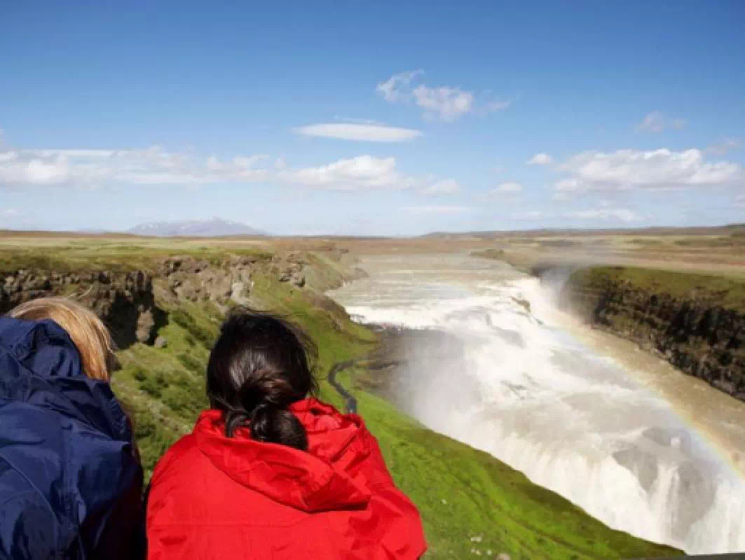 Golden Circle Super Jeep Tour with Snowmobile Ride on Langjökull Glacier
