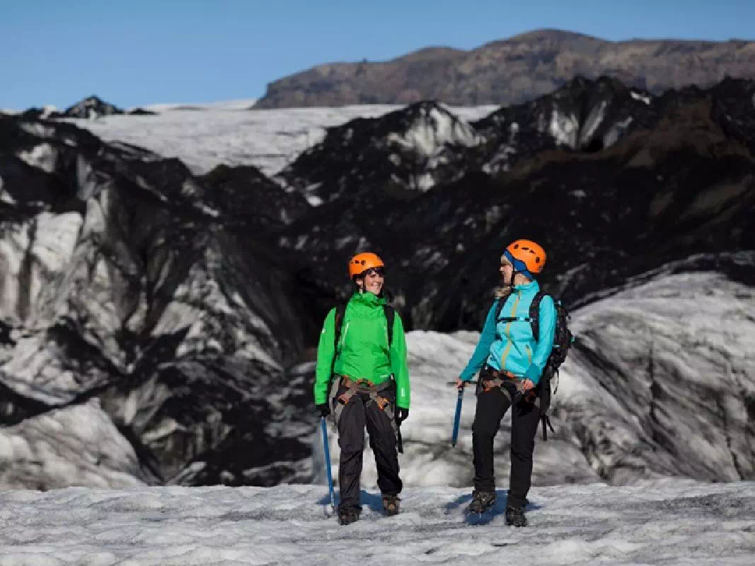 Solheimajokull Glacier Hiking and Waterfalls Sightseeing Tour from Reykjavik
