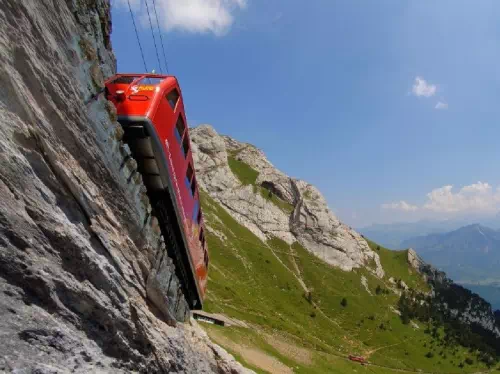 Lucerne and Mount Pilatus Day-Tour from Zurich with World's Steepest Train Ride