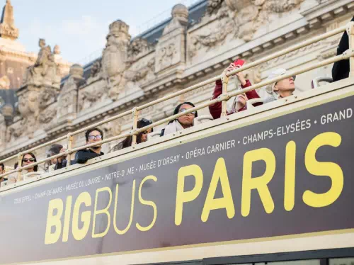 Paris Hop On Hop Off Sightseeing Bus Tour