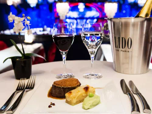 Lido de Paris Show Tickets with 3-Course Dinner and Champagne