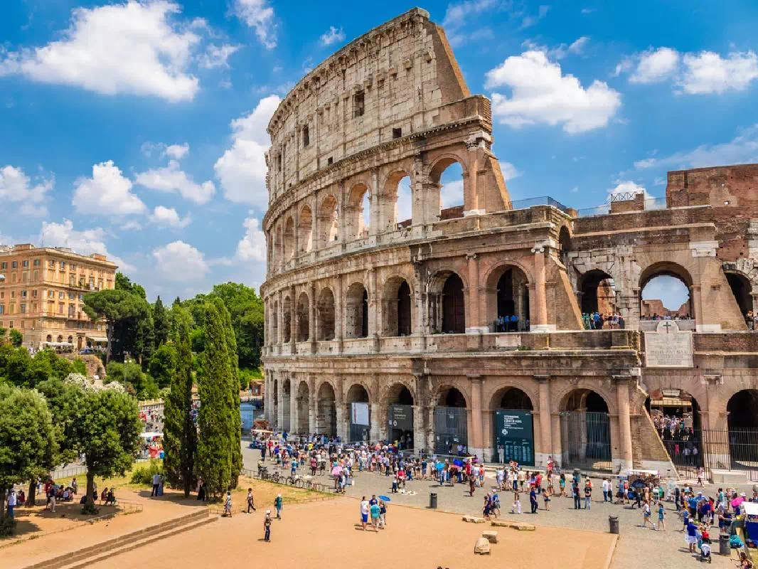 Rome Hop On Hop Off Bus Ticket with Colosseum & Roman Forum Fast Track Entry