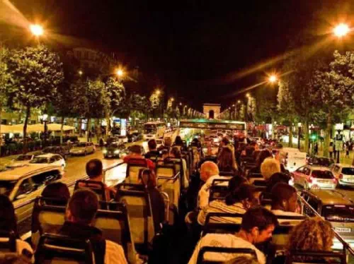 Paris Night Tour by Open Top Bus with Audio Guide