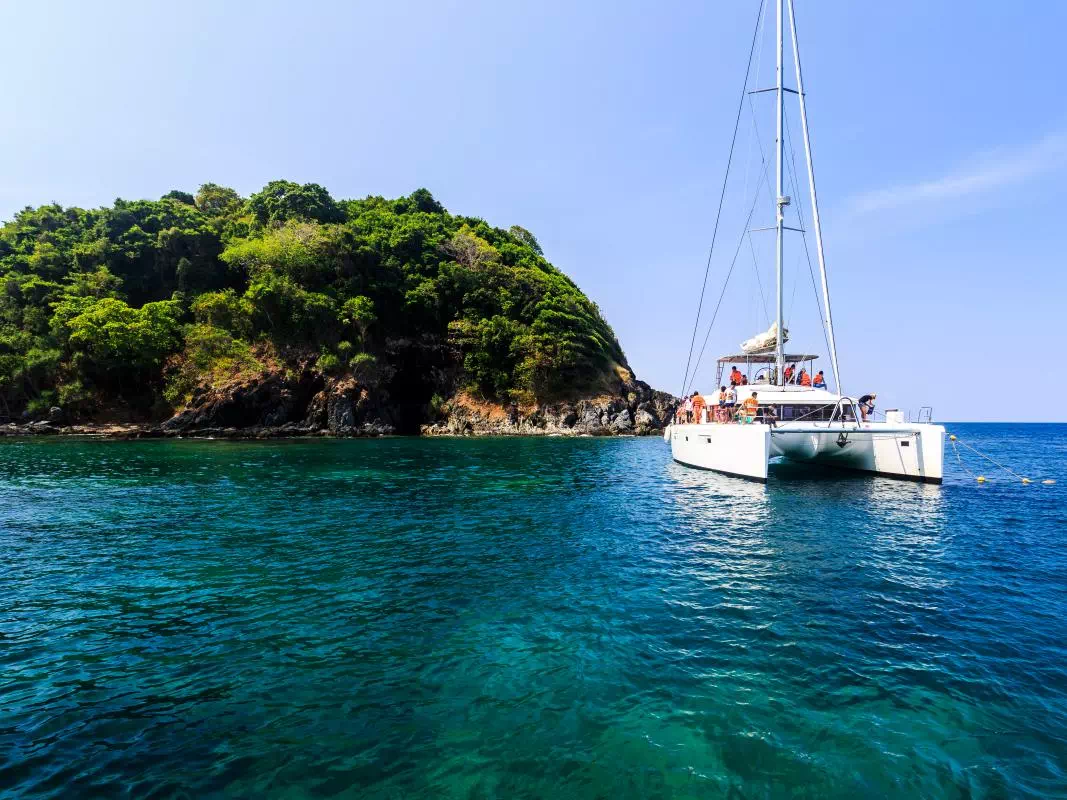 Maithon Island Catamaran Cruise with Snorkeling Adventure from Southern Phuket