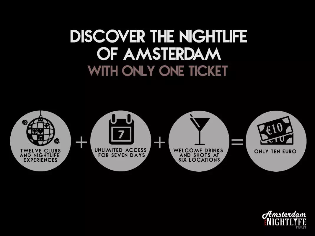 Amsterdam Nightlife Ticket with 7-Day Unlimited Access