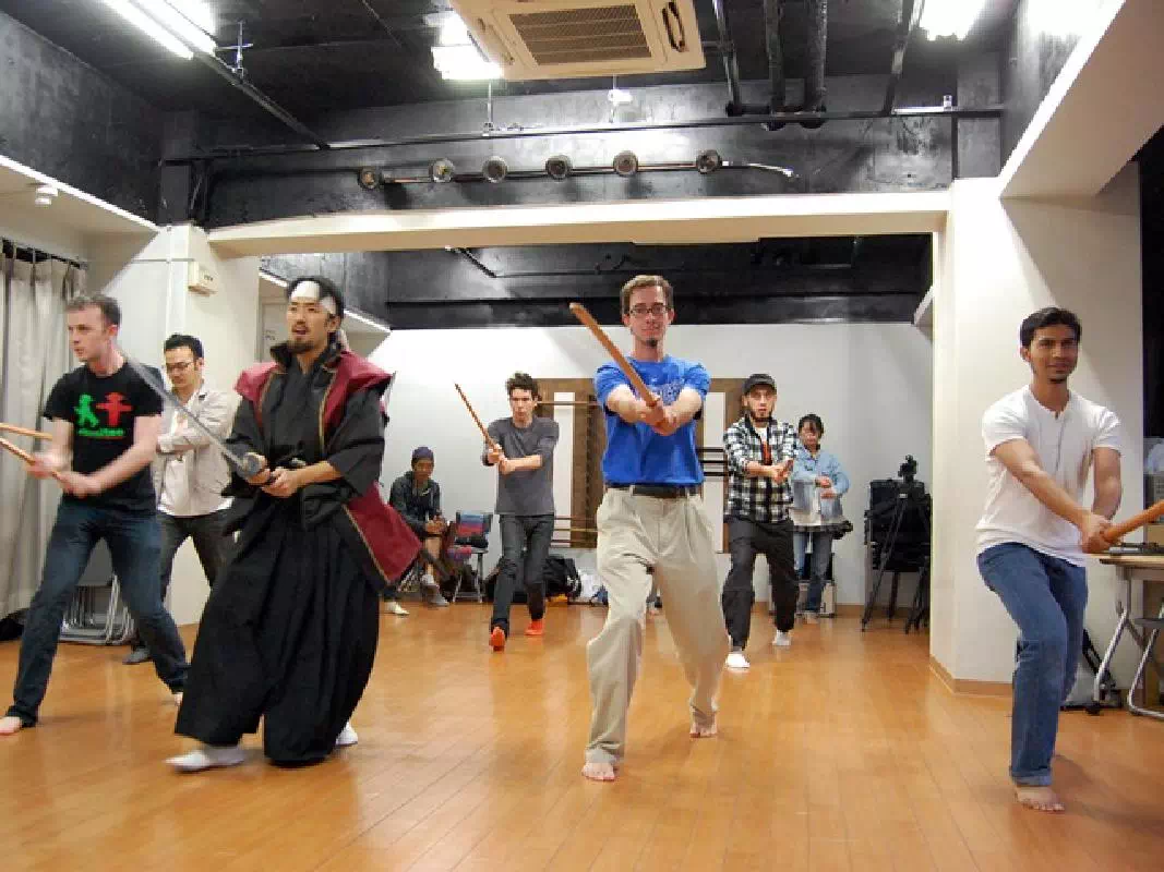 Samurai Sword Art with Kimono Dressing and Performance in Osaka