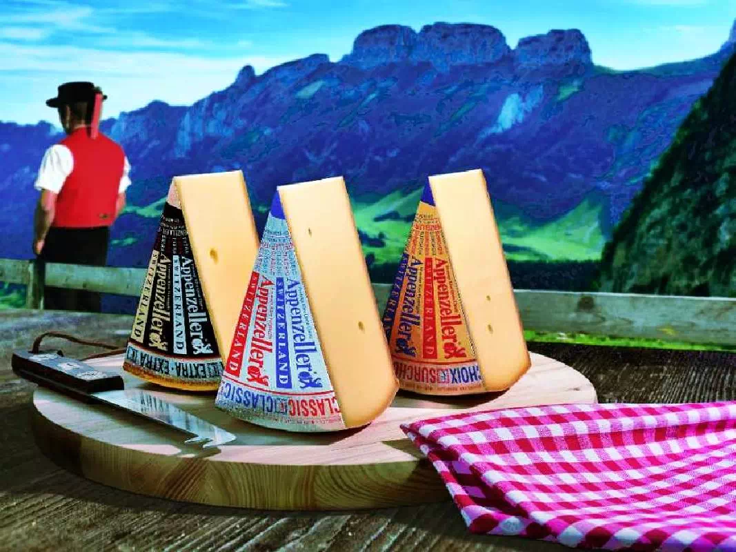 Appenzellerland with Mount Hoher Kasten, Lindt Chocolate Shop and Cheese Tasting